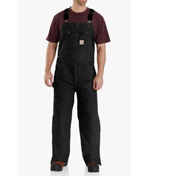 Carhatt Mens Loose Fit Firm Duck Bib Overall OR0037-M 42 x 30